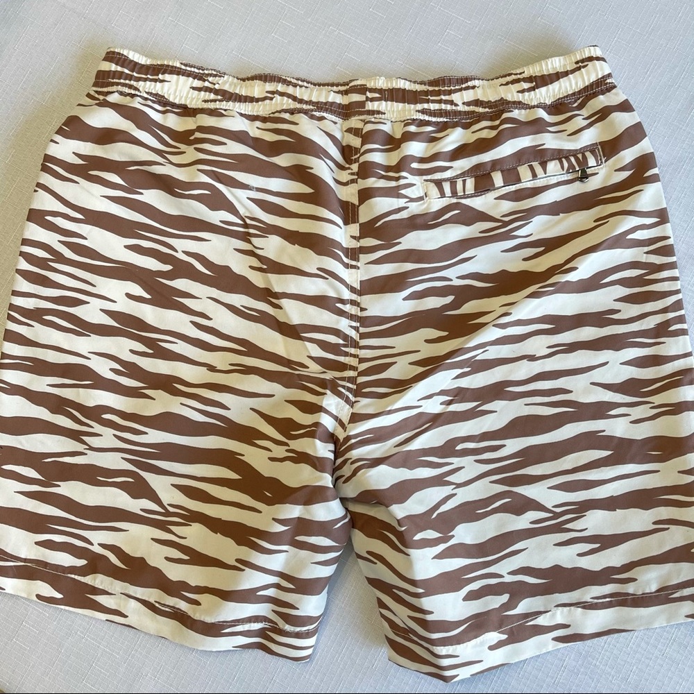 ONIA Swimwear ONIA swim Trucks ZEBRA Swim Shorts Trunks toasted coconut L - Picture 9 of 16